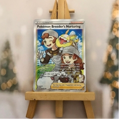Thẻ Pokemon Breeder's Nurturing 188/189 - Lá bài Sword&Shield Darkness Ablaze Full Art Ultra Rare tiếng Anh chính hãng