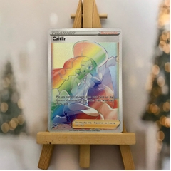 Thẻ hình Pokemon Caitlin 213/198 - Lá bài lẻ Hyper Rare tiếng Anh chính hãng
