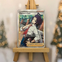 Thẻ hình Pokemon Cheren's Care 168/172 - Lá bài lẻ Full Art Ultra Rare tiếng Anh chính hãng