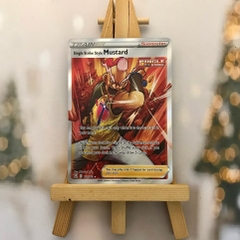 Thẻ hình Pokemon Single Strike Style Mustard 163/163 -  Bài lẻ Full Art Ultra Rare tiếng Anh chính hãng