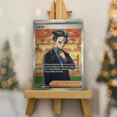 Thẻ hình Pokemon Larry 235/182 - Lá bài lẻ Paradox Rift Full Art Secret Rare tiếng Anh chính hãng
