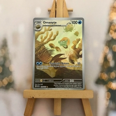 Thẻ hình Pokemon Omanyte 180/165 - Lá bài lẻ Scarlet & Violet 151 Illustration Rare tiếng Anh chính hãng