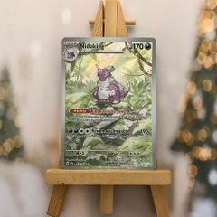 Thẻ hình Pokemon Nidoking 174/165 - Lá bài lẻ Scarlet & Violet 151 Illustration Rare tiếng Anh chính hãng