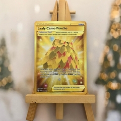 Thẻ hình Pokemon Leafy Camo Poncho 214/195 - Lá bài lẻ Silver Tempest Secret Rare tiếng Anh chính hãng