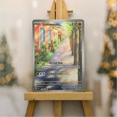 Thẻ hình Pokemon Sudowoodo 219/193 - Lá bài lẻ Paldea Evolved Illustration Rare tiếng Anh chính hãng