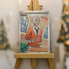 Thẻ hình Pokemon Clavell 249/193 - Lá bài lẻ Scarlet & Violet: Paldea Evolved Full Art Secret Rare tiếng Anh chính hãng