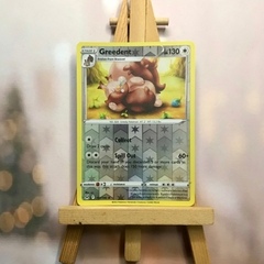 Thẻ hình Pokemon Greedent 151/196 - Lá bài lẻ Lost Origin Rare Reverse Holo tiếng Anh