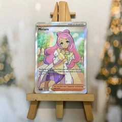 Thẻ hình Pokemon Miriam 238/198  - Lá bài lẻ Scarlet & Violet Base Set Full Art Ultra Rare tiếng Anh chính hãng