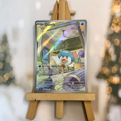 Thẻ hình Pokemon Quaxly 206/193 - Lá bài lẻ Paldea Evolved Illustration Rare tiếng Anh chính hãng
