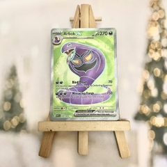 Thẻ hình Pokemon Arbok ex 185/165 - Lá bài lẻ Scarlet & Violet 151 Full Art Secret Rare tiếng Anh chính hãng