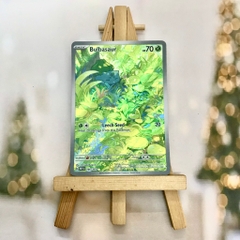 Thẻ hình Pokemon Bulbasaur 166/165 - Lá bài lẻ Scarlet & Violet 151 Illustration Rare tiếng Anh chính hãng