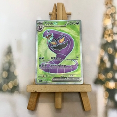 Thẻ hình Pokemon Arbok ex 185/165 - Lá bài lẻ Scarlet & Violet 151 Full Art Secret Rare tiếng Anh chính hãng