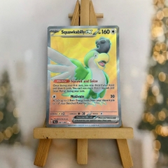 Thẻ hình Pokemon Squawkabilly ex 247/193 -Lá bài Scarlet&Violet Paldea Evolved Full Art Secret Rare tiếng Anh chính hãng