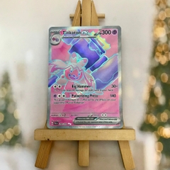 Thẻ hình Pokemon Tinkaton ex 240/193 - Lá bài lẻ Scarlet&Violet Paldea Evolved Full Art Secret Rare tiếng Anh chính hãng
