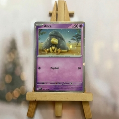 Thẻ hình Pokemon Abra 063/165 - Lá bài lẻ Scarlet & Violet 151 Common Reverse Holo Promo tiếng Anh