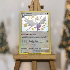 Thẻ hình Pokemon Swanna SV96/SV122 - Lá bài lẻ Shiny Rare tiếng Anh chính hãng