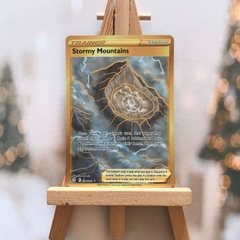 Thẻ hình Pokemon Stormy Mountains 232/203 - Lá bài lẻ Holo Rare Reverse Holo tiếng Anh chính hãng