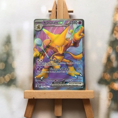 Thẻ hình Pokemon Alakazam ex 188/165 - Lá bài lẻ Scarlet & Violet 151 Full Art Secret Rare tiếng Anh chính hãng