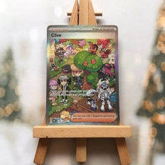 Thẻ hình Pokemon Clive 236/091 - Lá bài lẻ Paldean Fates Special Illustration Rare tiếng Anh chính hãng
