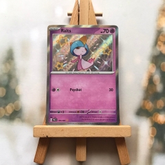 Thẻ hình Pokemon Ralts 153/091 - Lá bài lẻ Paldean Fates Shiny Rare tiếng Anh chính hãng
