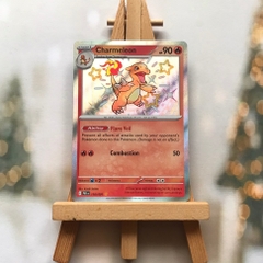 Thẻ hình Pokemon Charmeleon 110/091 - Lá bài lẻ Paldean Fates Shiny Rare tiếng Anh chính hãng