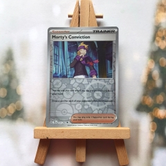 Thẻ hình Pokemon Morty's Conviction 155/162 - Lá bài lẻ Temporal Forces Uncommon Reverse Holo tiếng Anh chính hãng