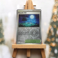 Thẻ hình Pokemon Moonlit Hill 081/091 - Lá bài lẻ Paldean Fates Uncommon Reverse Holo tiếng Anh chính hãng