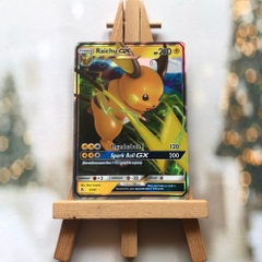 Thẻ hình Pokemon Raichu GX 20/68 - Lá bài lẻ Ultra Rare tiếng Anh chính hãng
