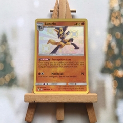 Thẻ hình Pokemon Lucario SV22/SV94 - Lá bài lẻ Shiny Rare tiếng Anh chính hãng