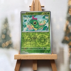 Thẻ hình Pokemon Caterpie 010/165 - Lá bài lẻ Scarlet & Violet 151 Common Reverse Holo tiếng Anh chính hãng