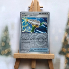 Thẻ hình Pokemon Electric Generator 079/091 - Lá bài lẻ Paldean Fates Uncommon Reverse Holo tiếng Anh chính hãng