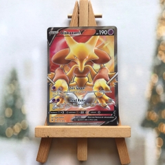 Thẻ hình Pokemon Alakazam V 172/185 - Lá bài lẻ Full Art Ultra Rare tiếng Anh chính hãng