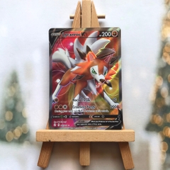 Thẻ hình Pokemon Lycanroc V 187/203 - Lá bài lẻ Full Art Ultra Rare tiếng Anh chính hãng
