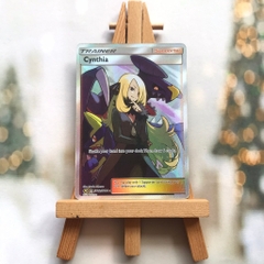Thẻ hình Pokemon Cynthia SV82/SV94 - Lá bài lẻ Full Art Ultra Rare tiếng Anh chính hãng