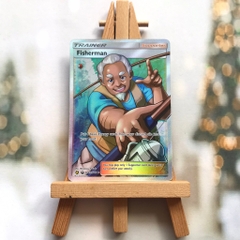 Thẻ hình Pokemon Fisherman SV83/SV94 - Lá bài lẻ Full Art Ultra Rare tiếng Anh chính hãng