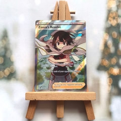 Thẻ hình Pokemon Zinnia's Resolve 203/203 - Lá bài lẻ Full Art Ultra Rare tiếng Anh chính hãng