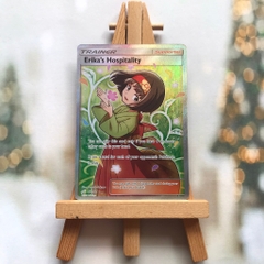 Thẻ hình Pokemon Erika's Hospitality 174/181 - Lá bài lẻ Full Art Ultra Rare tiếng Anh chính hãng