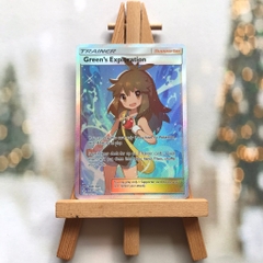 Thẻ hình Pokemon Green's Exploration 209/214 - Lá bài lẻ Full Art Ultra Rare tiếng Anh chính hãng