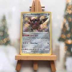 Thẻ hình Pokemon Galarian Perrserker SV87/SV122 - Lá bài lẻ Shiny Rare tiếng Anh chính hãng