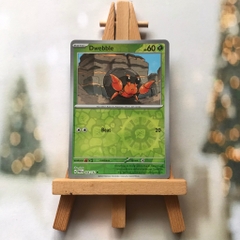 Thẻ hình Pokemon Dwebble 006/182 - Lá bài Paradox Rift Common Reverse Holo tiếng Anh chính hãng