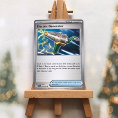 Thẻ hình Pokemon Electric Generator 079/091 - Lá bài lẻ Paldean Fates Uncommon Reverse Holo tiếng Anh chính hãng