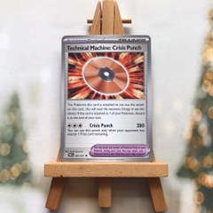 Thẻ hình Pokemon Technical Machine: Crisis Punch 090/091 - Lá bài lẻ Paldean Fates Uncommon Reverse Holo tiếng Anh chính hãng