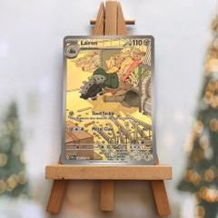 Thẻ hình Pokemon Lairon 184/167 - Lá bài lẻ Twilight Masquerade Illustration Rare tiếng Anh chính hãng