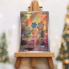 Thẻ hình Pokemon Bronzor 170/162 - Lá bài lẻ Temporal Forces Illustration Rare tiếng Anh chính hãng
