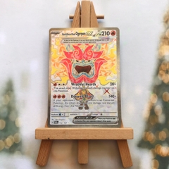 Thẻ hình Pokemon Hearthflame Mask Ogerpon ex 192/167 - Lá bài lẻ Twilight Masquerade Full Art Secret Rare tiếng Anh chính hãng