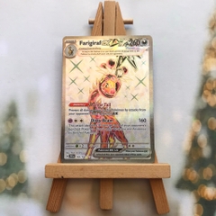 Thẻ hình Pokemon Farigiraf ex 194/162 - Lá bài lẻ Temporal Forces Full Art Secret Rare tiếng Anh chính hãng