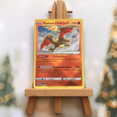 Thẻ hình Pokemon Radiant Charizard 020/159 - Lá bài lẻ Crown Zenith Radiant Rare tiếng Anh chính hãng