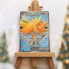 Thẻ hình Pokemon Zapdos ex 192/165 - Lá bài lẻ Scarlet & Violet 151 Full Art Secret Rare tiếng Anh chính hãng