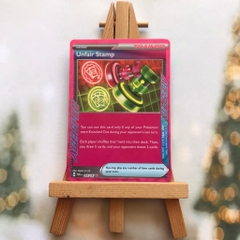 Thẻ hình Pokemon Unfair Stamp 165/167 - Lá bài lẻ Twilight Masquerade Ace Spec Rare tiếng Anh chính hãng