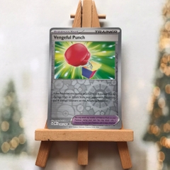 Thẻ hình Pokemon Vengeful Punch 197/197 - Lá bài lẻ Obsidian Flames Uncommon Reverse Holo tiếng Anh chính hãng